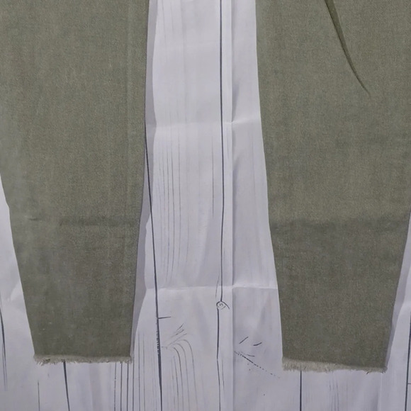 Mud Pie button fly skinny raw hem jeans - Picture 8 of 8